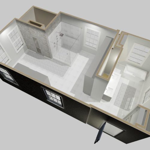 design build home renovations 3d model rendering